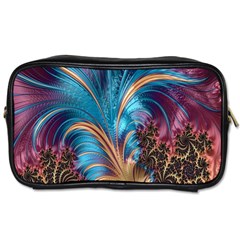 Fractal Art Artwork Psychedelic Toiletries Bag (one Side) by Sudhe