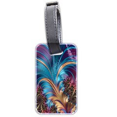 Fractal Art Artwork Psychedelic Luggage Tags (two Sides) by Sudhe