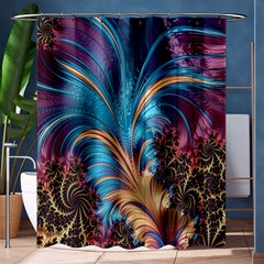 Fractal Art Artwork Psychedelic Shower Curtain 60  X 72  (medium)  by Sudhe