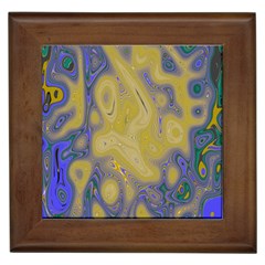 Color Explosion Colorful Background Framed Tiles by Sudhe