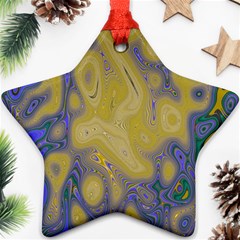 Color Explosion Colorful Background Star Ornament (two Sides) by Sudhe