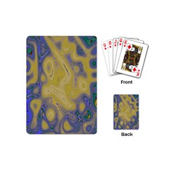 Color Explosion Colorful Background Playing Cards (mini) by Sudhe