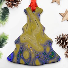 Color Explosion Colorful Background Christmas Tree Ornament (two Sides) by Sudhe