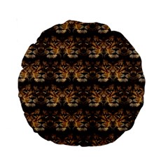 Lion Face Standard 15  Premium Round Cushions