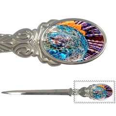 Multi Colored Glass Sphere Glass Letter Opener by Sudhe