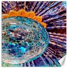 Multi Colored Glass Sphere Glass Canvas 20  X 20  by Sudhe