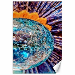 Multi Colored Glass Sphere Glass Canvas 20  X 30  by Sudhe