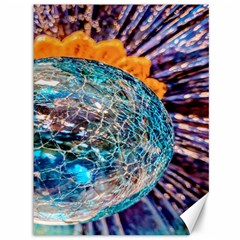 Multi Colored Glass Sphere Glass Canvas 36  X 48  by Sudhe