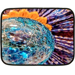 Multi Colored Glass Sphere Glass Double Sided Fleece Blanket (mini)  by Sudhe