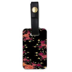 Fractal Fantasy Art Design Swirl Luggage Tags (one Side)  by Sudhe