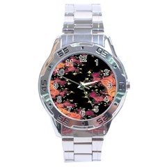 Fractal Fantasy Art Design Swirl Stainless Steel Analogue Watch by Sudhe