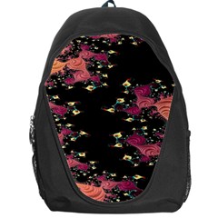 Fractal Fantasy Art Design Swirl Backpack Bag by Sudhe