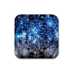 Abstract Fractal Magical Rubber Coaster (square)  by Sudhe