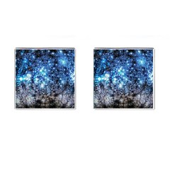 Abstract Fractal Magical Cufflinks (square) by Sudhe