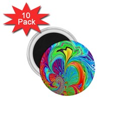 Fractal Art Psychedelic Fantasy 1 75  Magnets (10 Pack)  by Sudhe