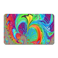 Fractal Art Psychedelic Fantasy Magnet (rectangular) by Sudhe