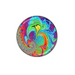 Fractal Art Psychedelic Fantasy Hat Clip Ball Marker by Sudhe