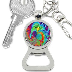 Fractal Art Psychedelic Fantasy Bottle Opener Key Chains by Sudhe