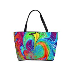 Fractal Art Psychedelic Fantasy Classic Shoulder Handbag by Sudhe