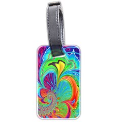 Fractal Art Psychedelic Fantasy Luggage Tags (two Sides) by Sudhe