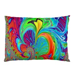 Fractal Art Psychedelic Fantasy Pillow Case (two Sides) by Sudhe