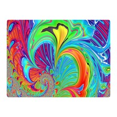 Fractal Art Psychedelic Fantasy Double Sided Flano Blanket (mini)  by Sudhe