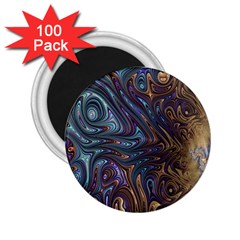 Fractal Art Artwork Globular 2 25  Magnets (100 Pack)  by Sudhe