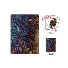 Fractal Art Artwork Globular Playing Cards (mini) by Sudhe