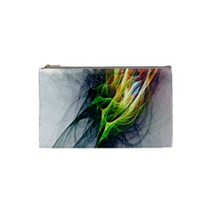 Fractal Art Paint Pattern Texture Cosmetic Bag (small) by Sudhe