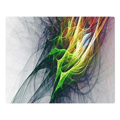 Fractal Art Paint Pattern Texture Double Sided Flano Blanket (large)  by Sudhe