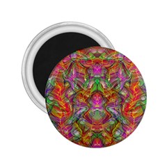 Background Psychedelic Colorful 2 25  Magnets by Sudhe