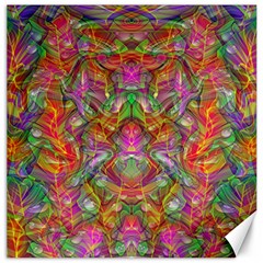 Background Psychedelic Colorful Canvas 12  X 12  by Sudhe