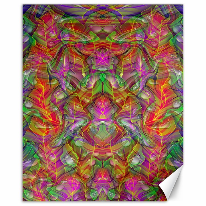 Background Psychedelic Colorful Canvas 16  x 20 