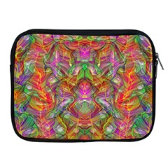 Background Psychedelic Colorful Apple Ipad 2/3/4 Zipper Cases by Sudhe