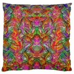 Background Psychedelic Colorful Standard Flano Cushion Case (one Side) by Sudhe