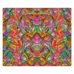 Background Psychedelic Colorful Double Sided Flano Blanket (small)  by Sudhe