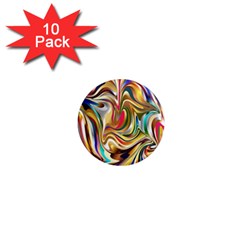 Wallpaper Psychedelic Background 1  Mini Magnet (10 Pack)  by Sudhe