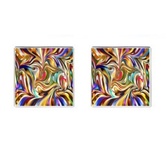 Wallpaper Psychedelic Background Cufflinks (square) by Sudhe