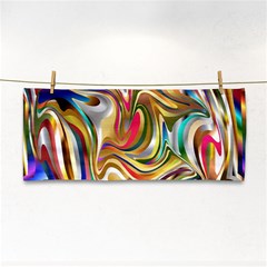 Wallpaper Psychedelic Background Hand Towel by Sudhe