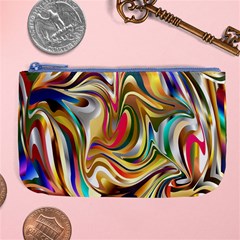 Wallpaper Psychedelic Background Large Coin Purse by Sudhe