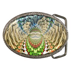 Abstract Fractal Magical Belt Buckles by Sudhe