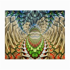 Abstract Fractal Magical Small Glasses Cloth by Sudhe