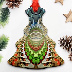 Abstract Fractal Magical Christmas Tree Ornament (two Sides) by Sudhe