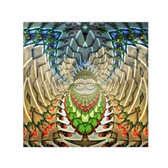 Abstract Fractal Magical Small Satin Scarf (square) by Sudhe