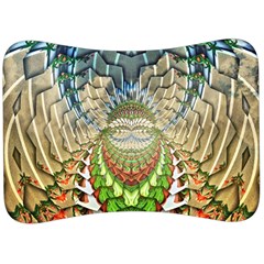 Abstract Fractal Magical Velour Seat Head Rest Cushion by Sudhe