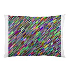 Waves Background Wallpaper Stripes Pillow Case (two Sides) by Sudhe