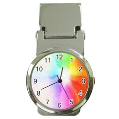 Psychedelic Background Wallpaper Money Clip Watches by Sudhe