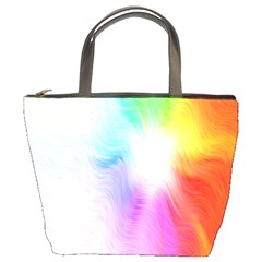 Psychedelic Background Wallpaper Bucket Bag by Sudhe