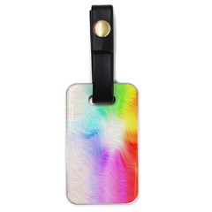 Psychedelic Background Wallpaper Luggage Tags (one Side)  by Sudhe