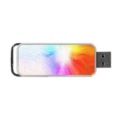 Psychedelic Background Wallpaper Portable Usb Flash (one Side) by Sudhe